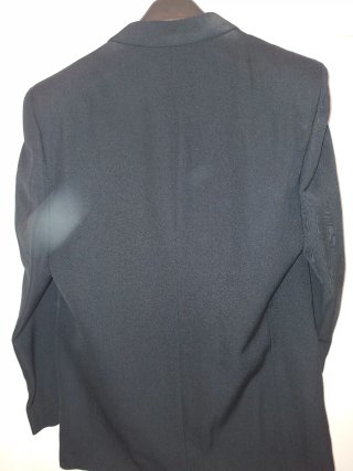 Chaqueta de traje negra hombre talla 54