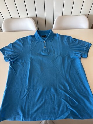 2 Polos Hombre Mango Azul y Amarillo