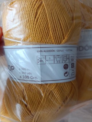 Algodón Top Mostaza
