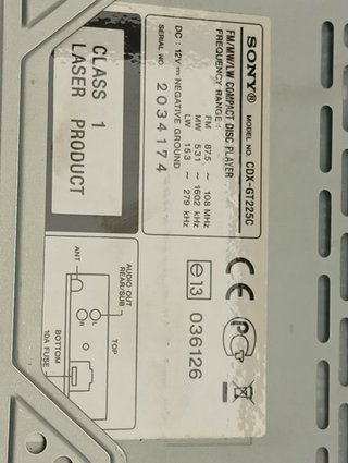 SISTEMA AUDIO / RADIO CD DACIA LOGAN 1 K7MF7 E130