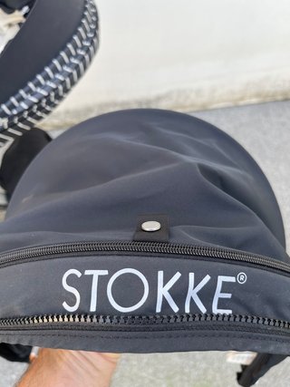 Carro bebé silla + capazo Stokke Xplory negro.