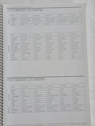 Catalogo Sfere Rolex 2017-2018