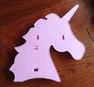 Lámpara Unicornio Rosa LED Infantil
