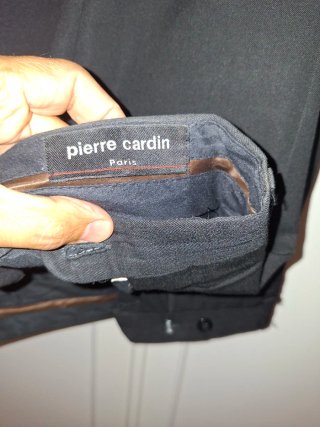 Pantalón de vestir negro hombre talla 46