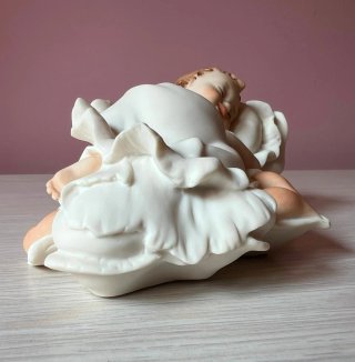 Scultura Giuseppe Armani Florence bambino che dorm