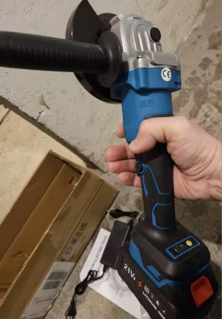 Amoladora 21V con 2 Baterías y Cargador