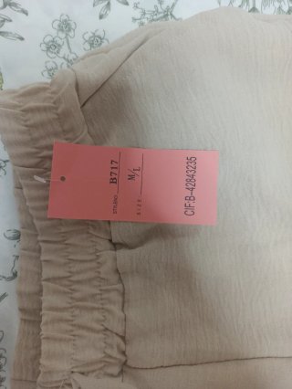 Pantalones de verano beige talla 38/40