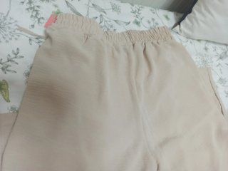 Pantalones de verano beige talla 38/40