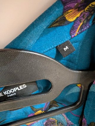 Camisa The Kooples Estampada Manga Corta Talla M