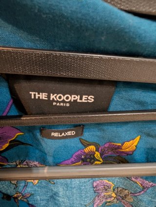 Camisa The Kooples Estampada Manga Corta Talla M