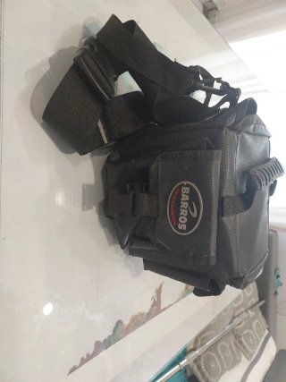 Bandolera Nylon Negra Versátil