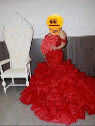 Vestido de fiesta rojo