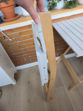 Pack Terraza de madera: Mesa + 2 Sillas