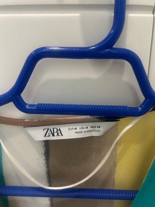 Blusa Zara Talla M Multicolor Rayas