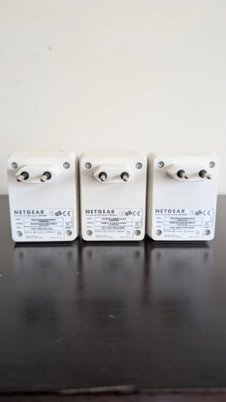 Lote 3 Adaptadores PLC Netgear Powerline AV 200