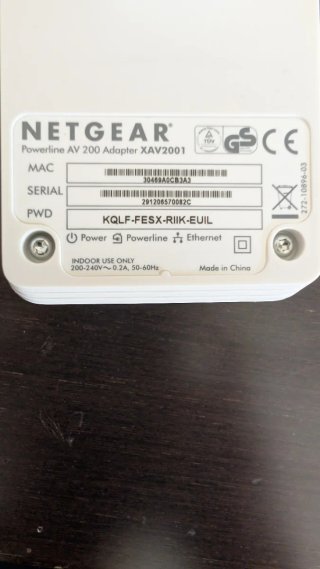 Lote 3 Adaptadores PLC Netgear Powerline AV 200