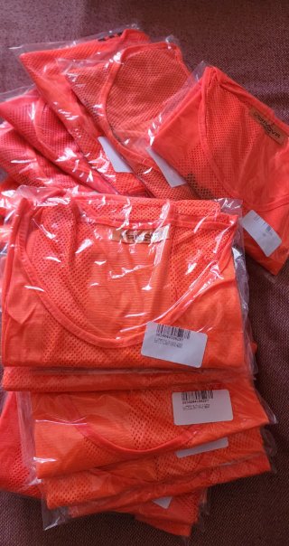 Pecheras Adulto Givova Naranja
