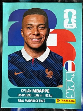 2 Cartas Panini Kylian Mbappé FIFA