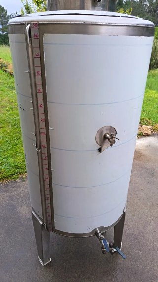 Barril Acero Inoxidable 350L Vino