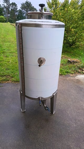 Barril Acero Inoxidable 350L Vino