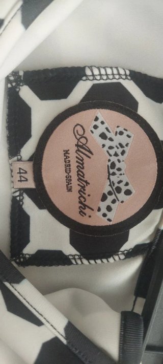 Vestido Almatrichi Negro y Blanco Talla M
