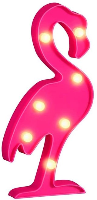 Lámpara Flamenco LED Rosa