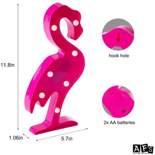 Lámpara Flamenco LED Rosa