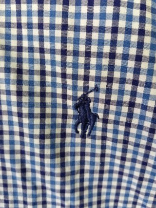 Polo Ralph Lauren Camisa Cuadros Azul