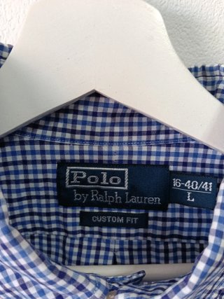 Polo Ralph Lauren Camisa Cuadros Azul