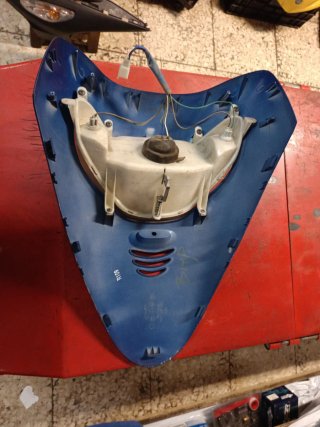 Frontal Kymco Azul