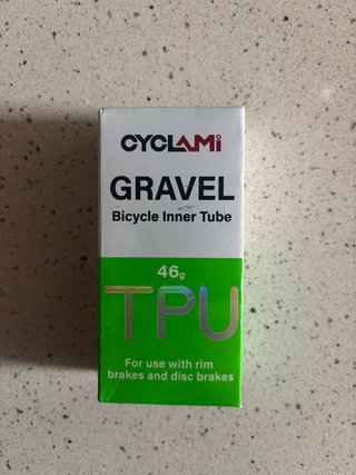 2 Cámaras de Gravel TPU + Kit Reparación (Nuevas)