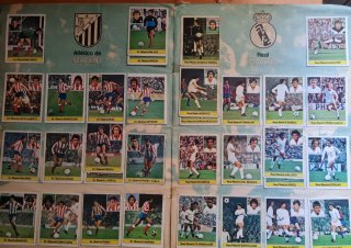 Álbum cromos futbol Liga 81-82 completo