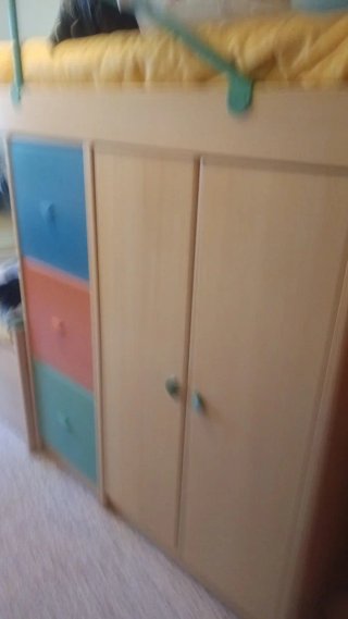 Litera madera 3 camas