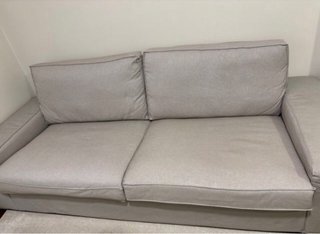 Sofá Kivic 3 plazas tela beige