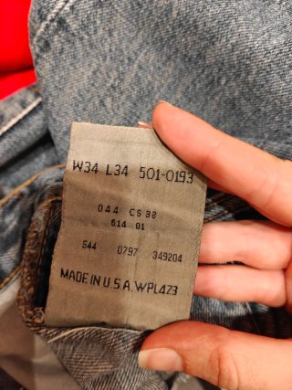 Pantalón Levis 501 Vintage Hombre