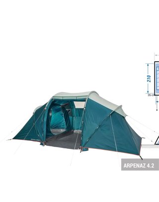 Tienda de campaña Arpenaz Family 4.2
