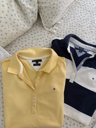 Lote 2 polos Tommy Hilfiger: Amarillo M y Azul S