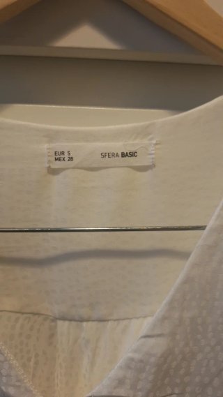 Camisa blanca manga larga