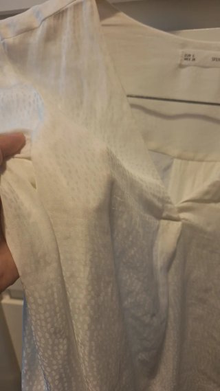 Camisa blanca manga larga