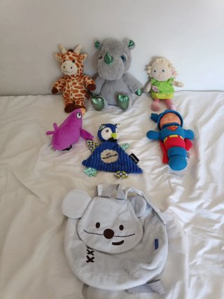 Lote Peluches Deglingos y Haba