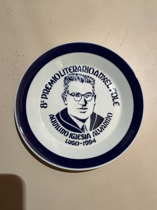 Sargadelos - Plato Aquilino Iglesia Alvariño