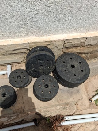 Juego de discos de pesas