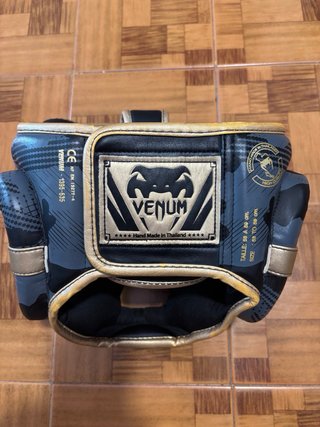 Espinilleras Venum Elite Evo Negras/Naranja