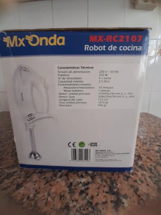 Robot de Cocina Mx Onda MX-RC2107