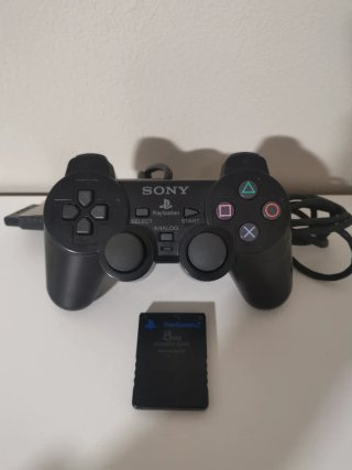Mando y Tarjeta Memoria de PS2 Originales