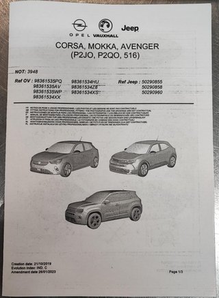 Tapas de espejo Jeep