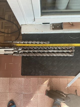 Pack 4 Brocas Hormigón SDS Plus