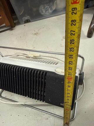 Calefactor Braun Vintage Metal y Plástico
