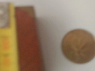 Moneda con diseño de insecto en preciosa cajita