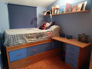 Cama nido con escritorio y cajones